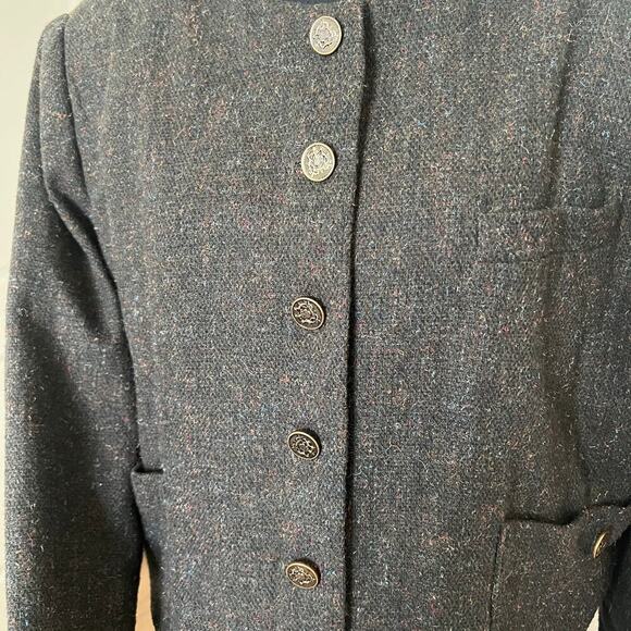 Norton McNaughton Women’s Vintage Wool Blend 2 Piece Set Olive Green Size 16 - Picture 6 of 14